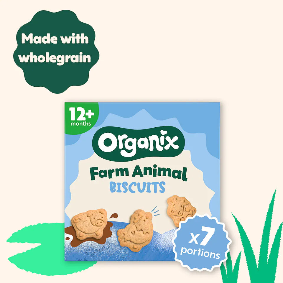 Organix Farm Animal Biscuits  12 Plus Months - 100g