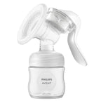 Philips Avent BPA Free Comfort Manual Breast Pump, soft petal shape massage cush