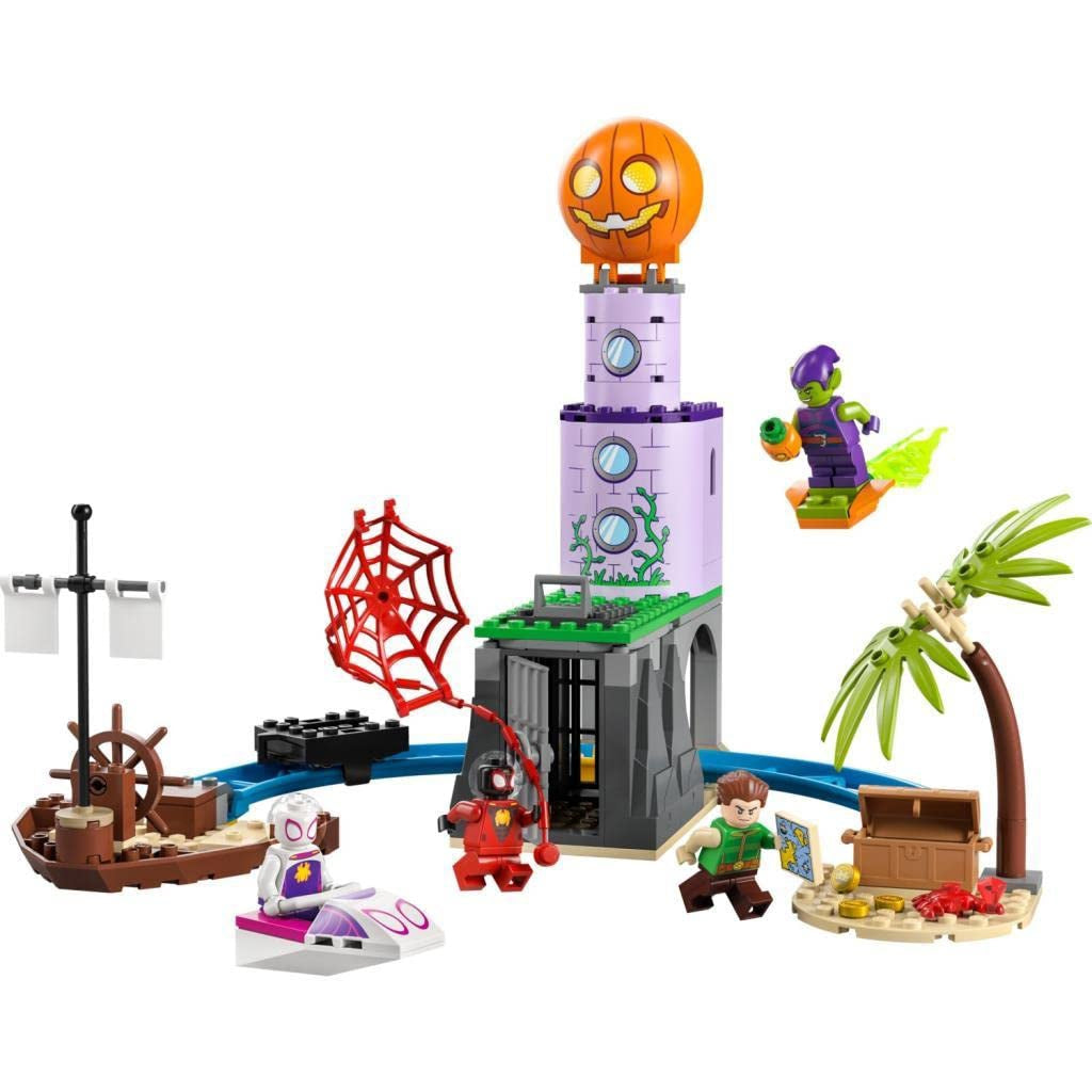 Lego Marvel Team Spidey at Green Goblins Lighthouse 10790 149 Pieces
