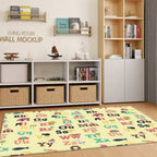 Dwinguler Large Playmat Letters And Numbers Reversible Baby Mat