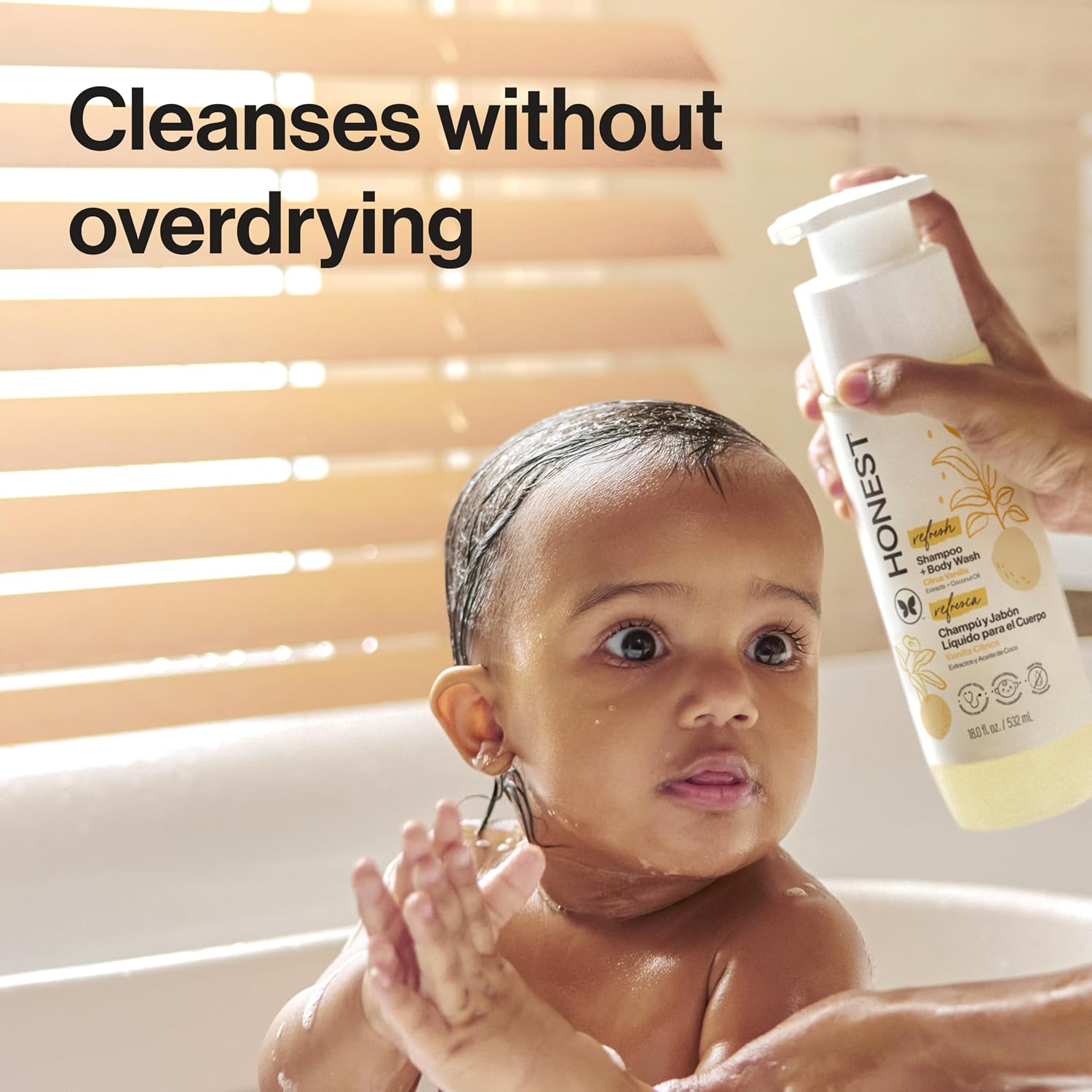 Honest Shampoo + Body Wash Citrus Vanilla 10 FL OZ. 295 ML