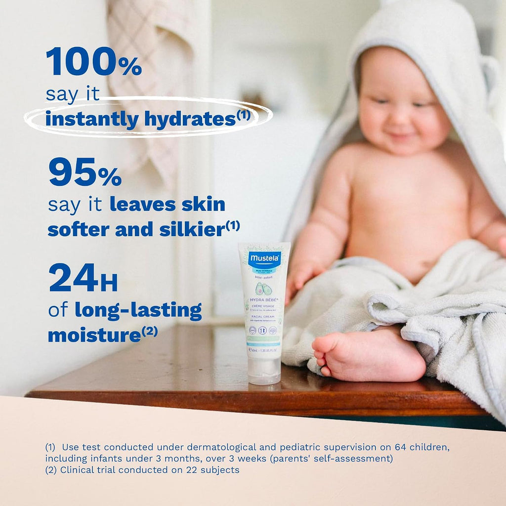 Mustela Hydra Bebe Face Cream Avocado 40ml