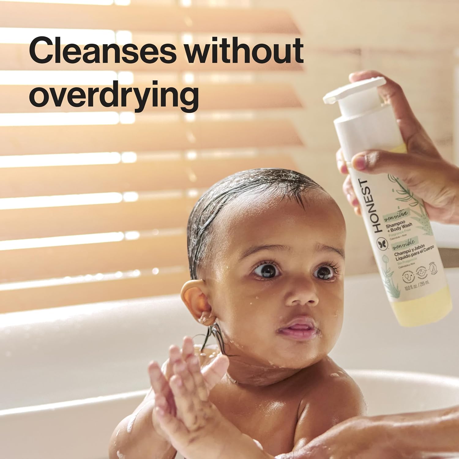 Honest Shampoo + Body Wash Fragrance Free 10. FL OZ. 295 ML