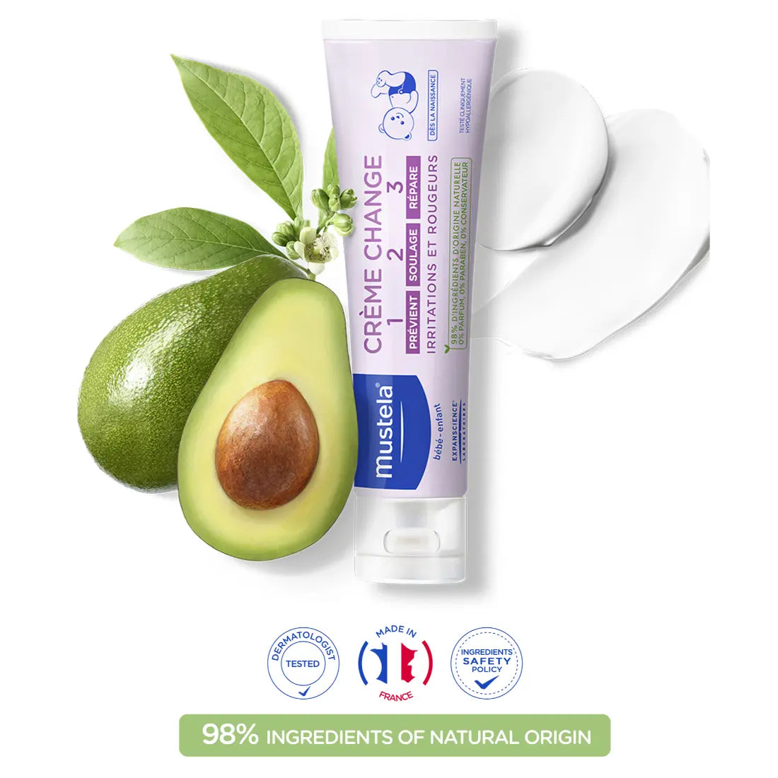 Mustela 123 Vitamin Barrier Cream 100ml