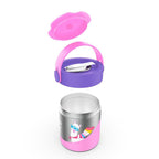 Rabitat Meal mate Lunch Flask With Folding Spoon 418 Ml - Chatter Box