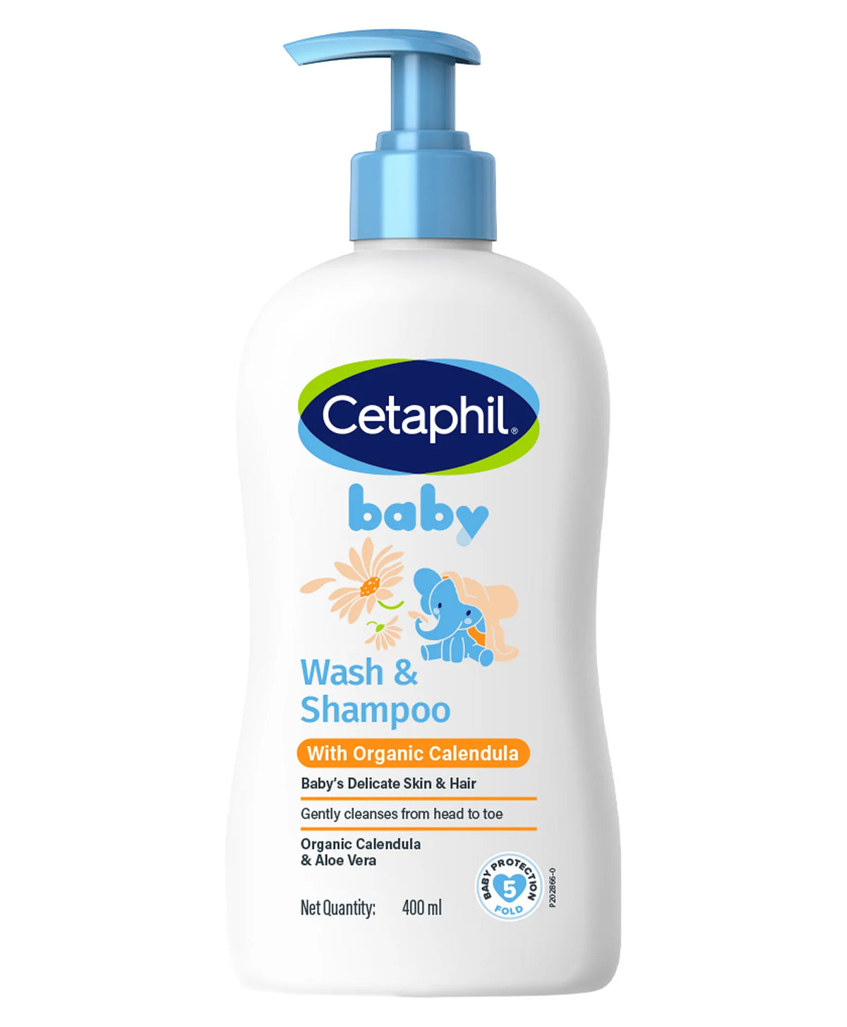 Cetaphil Baby Wash and Shampoo Calendula 400ml