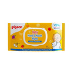 Pigeon Baby Hand and Mouth Wipes 60 Sheets With Lid Pack of 1