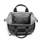 Skip Hop Mainframe Wide Open Backpack Mainframe Large Capacity Diaper Bag Black 200150