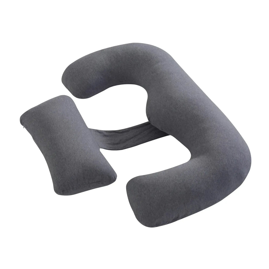 Moon Organic Multi Position Maternity Pillow with Detachable back support for Pr