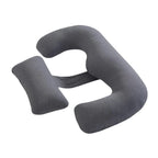 Moon Organic Multi Position Maternity Pillow with Detachable back support for Pr