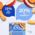 Gerber Lil’ Crunchies® Apple Sweet Potato snacks for baby Crawler 8+ months