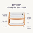 SnuzPod5 Co-Sleeping Bedside Baby Crib