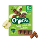 Organix Apple and Date Fruit Bars Chunky 102g 12 Months Plus