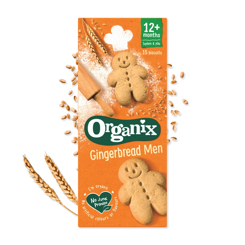 Organix Gingerbread Biscuits 12 Plus Months
