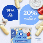Gerber Lil’ Crunchies® Veggie Dip snacks for baby Crawler 8+ months