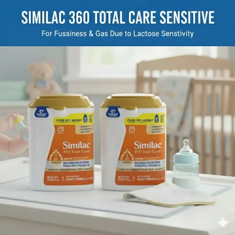 Similac 360 Total Care Sensitive Infant Formula Powder 40oz Birth to 12 Months