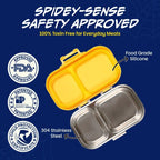 Basil Bento Ace 2 Compartment Stainless Steel Lunchbox - 600 Ml