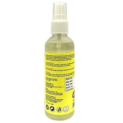 RunBugz Natural Mosquito Repellent Body Spray with Citronella and Lemon Grass – 100 ml