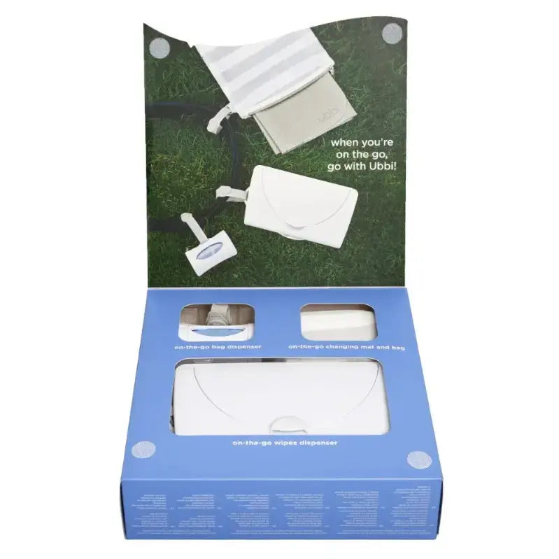 Ubbi On the Go Baby Travel Gift Set Portable Diapering Kit