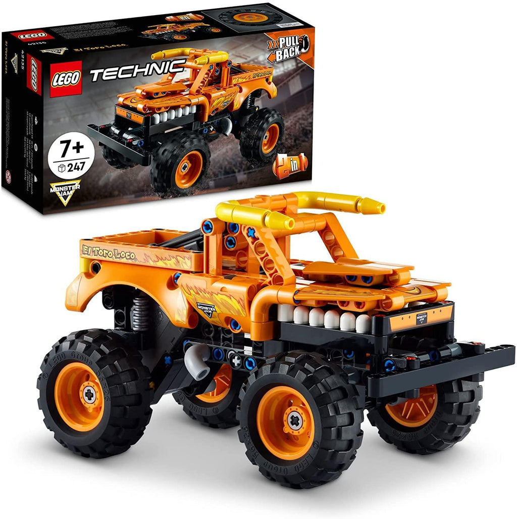 LEGO 42135 Technic 2in1 Monster Jam El Toro Loco Model Building Kit For Ages 7+
