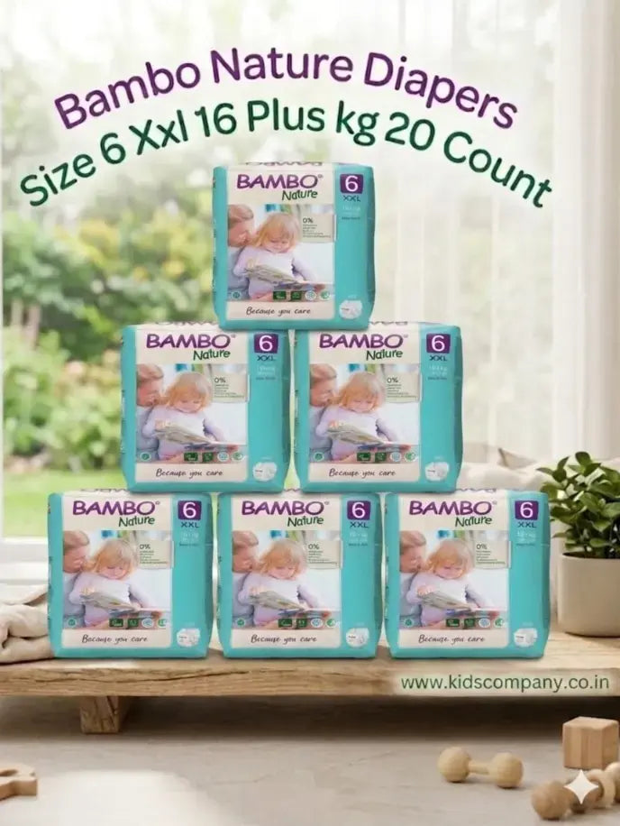 Bambo Nature Diapers Size 6 Xxl 16 Plus kg 20 Count