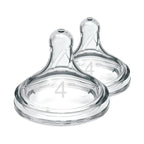 Dr Browns Options plus Wide Neck Baby Bottle Nipple Level4 9 Plus Months Pack of 2