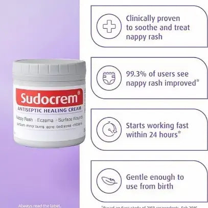 Sudocrem Antiseptic Healing Cream Multi Purpose for Skin Irritations 250g