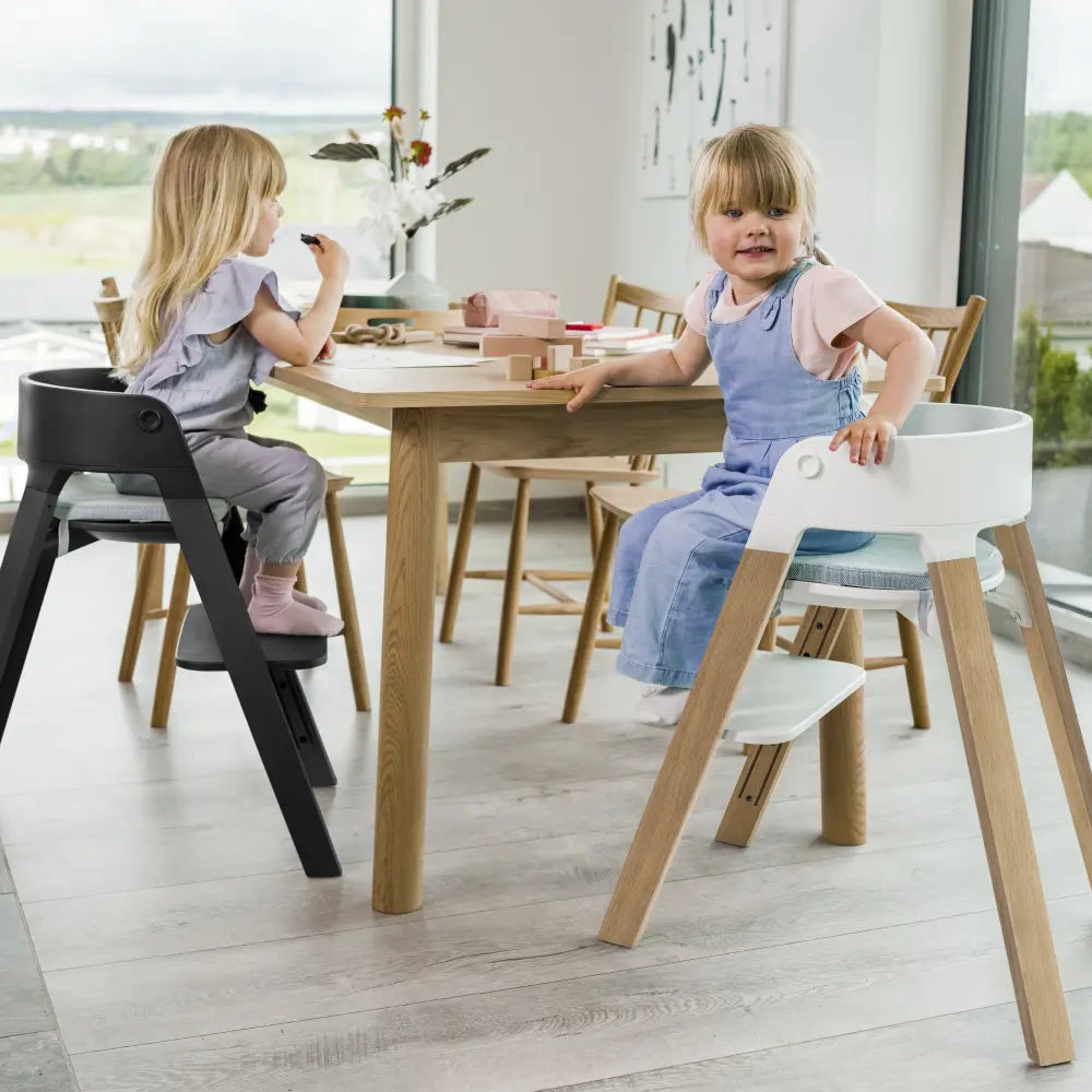 Stokke Steps High Chair- Black/Warm Brown