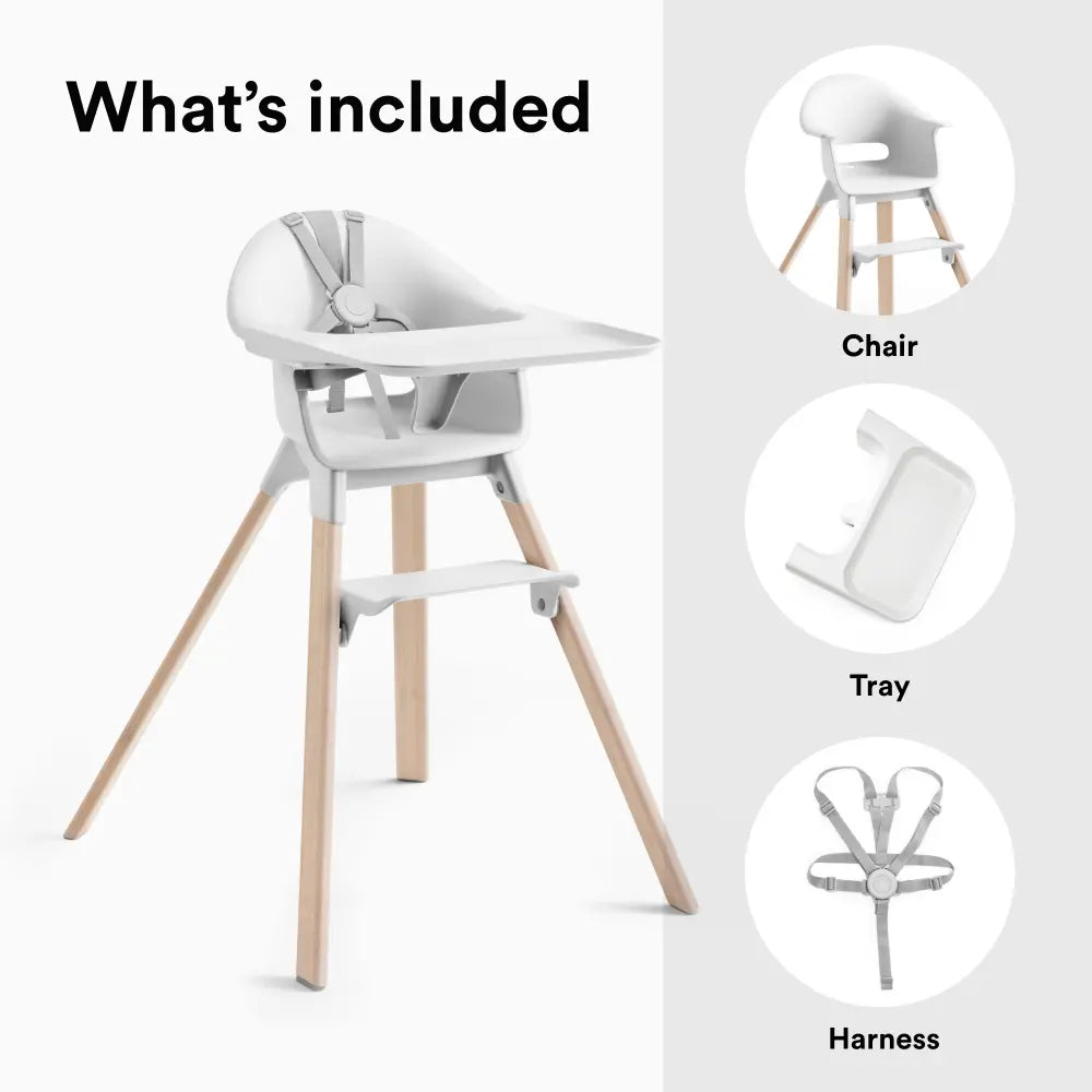 Stokke Clikk High Chair- White