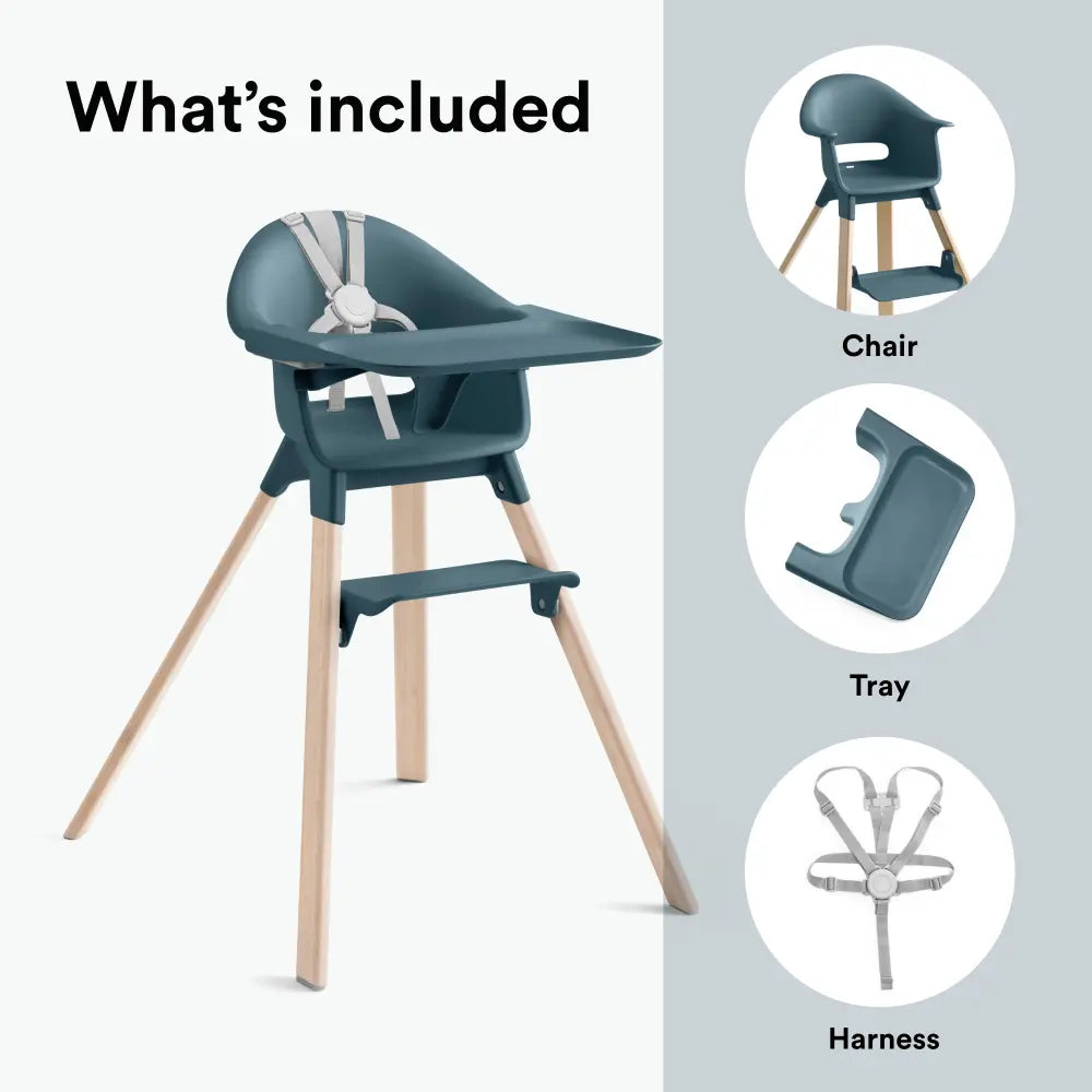 Stokke Clikk High Chair- Fjord Blue