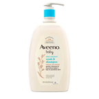 Aveeno Baby Daily Moisture Wash & Shampoo 33 FL OZ 976 ML