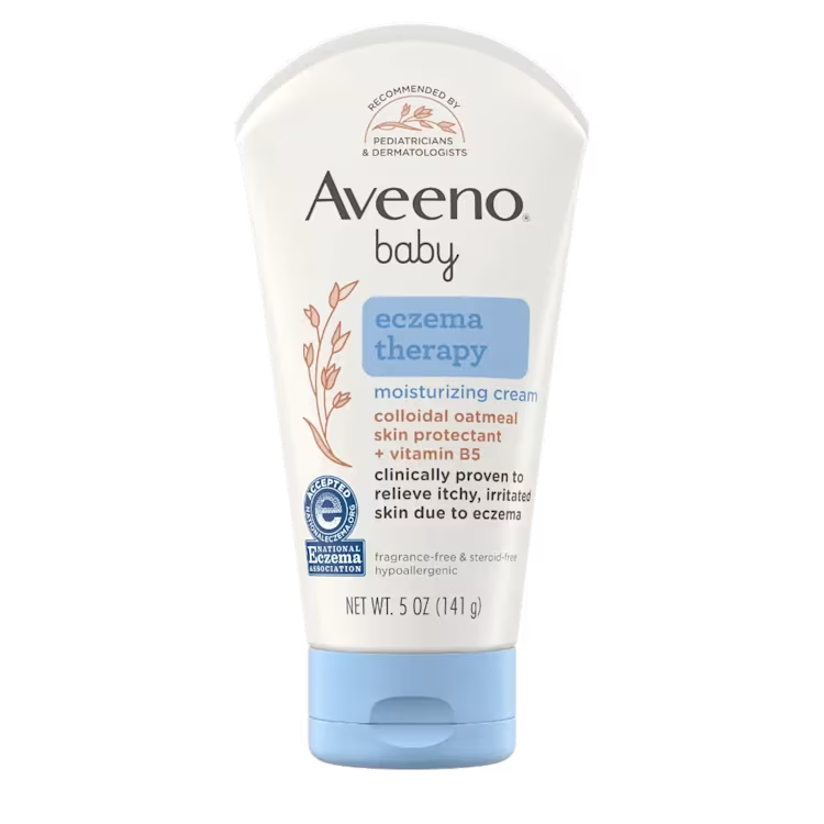 Aveeno Baby Eczema Therapy Moisturizing Cream Net WT 5 OZ 141 G