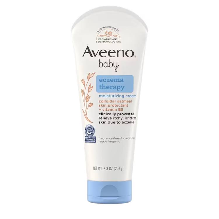 Aveeno Baby Eczema Therapy Moisturizing Cream Net WT 7.3 OZ 206 G
