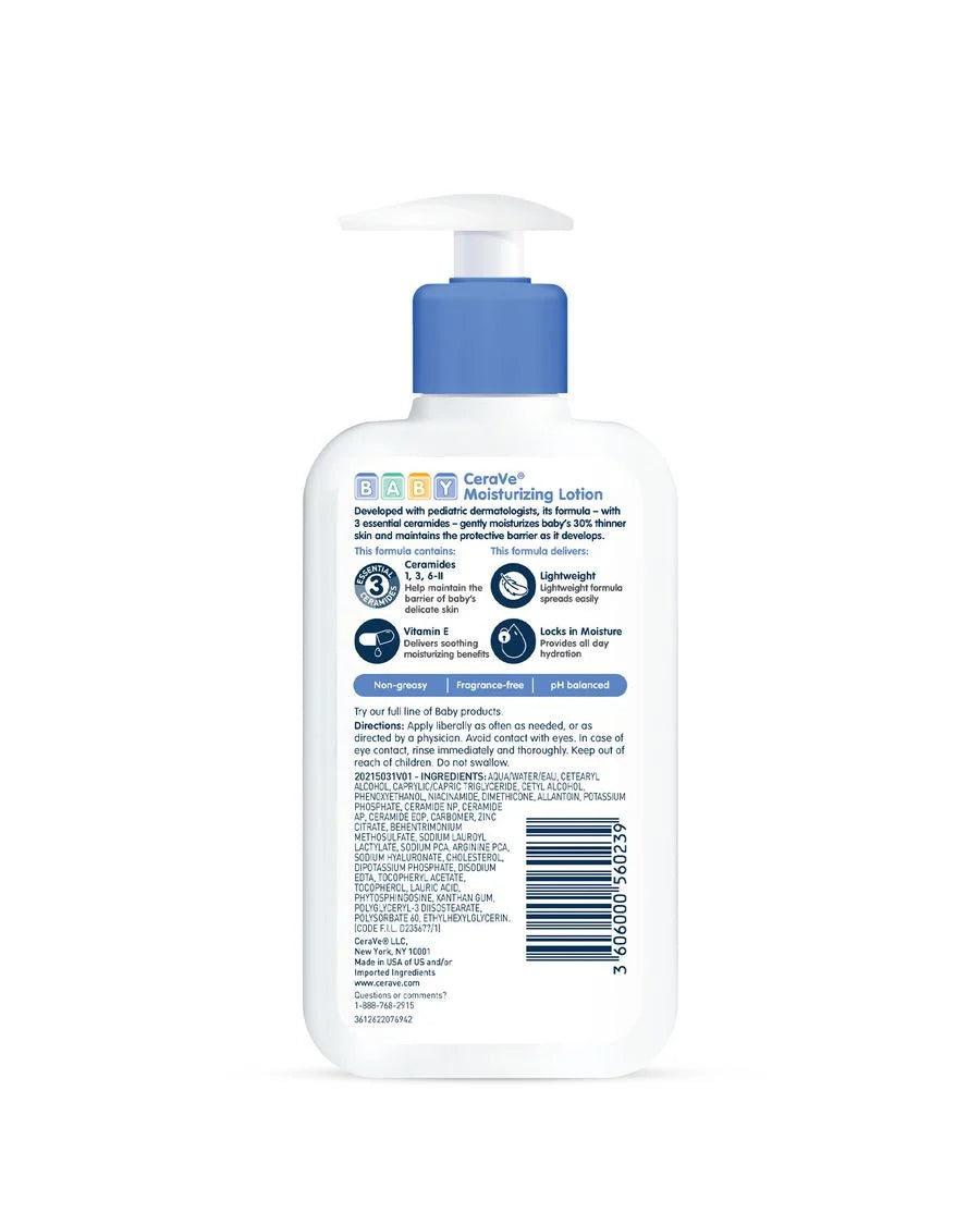 CeraVe Baby Moisturizing Lotion 8 FL OZ 237 ml