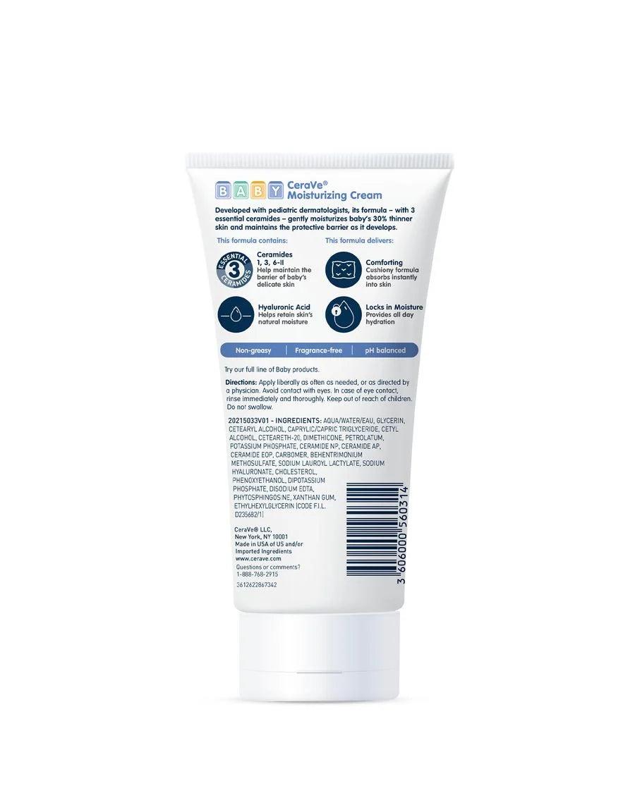CeraVe Baby Moisturizing Cream 5 OZ 142 G