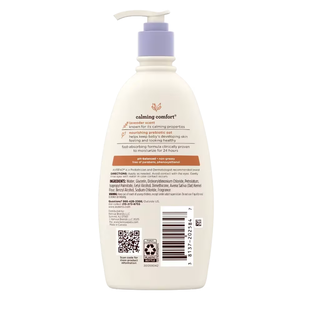 Aveeno Baby Calming Comfort Lotion 12 FL OZ 354 ML