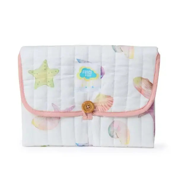 Fancy Fluff Organic Portable Changing Mat - Sea Fantasy