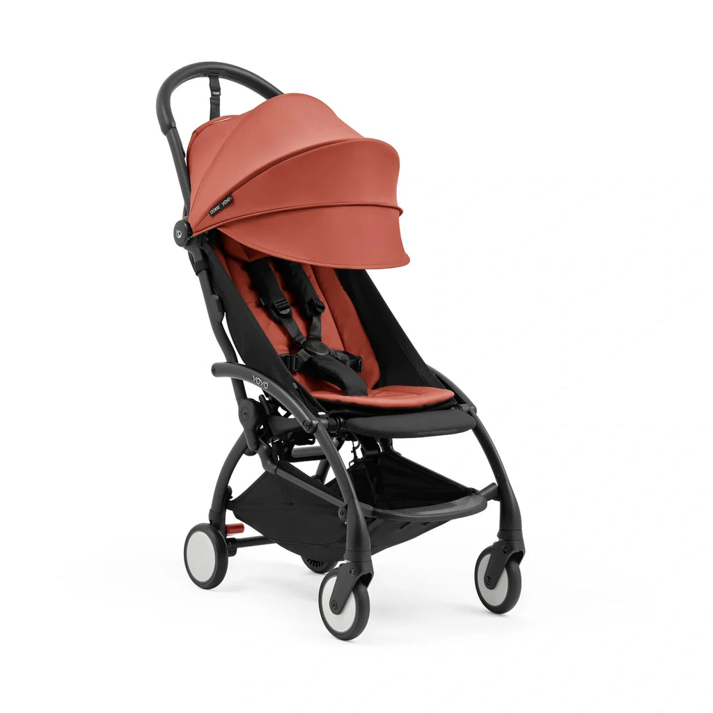 Stokke YOYO 5 Complete Stroller with Bassinet - Berry