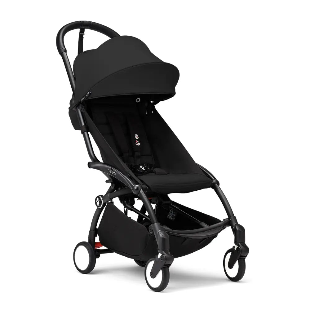 Stokke Yoyo3 Stroller Black Frame 6 Months Plus Color Pack Lightweight
