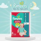 Pampers Baby Dry Pants Size 4 38 Count 9 to 15kg Made in United Kingdom