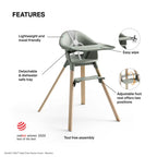 Stokke Clikk High Chair- Glacier Green