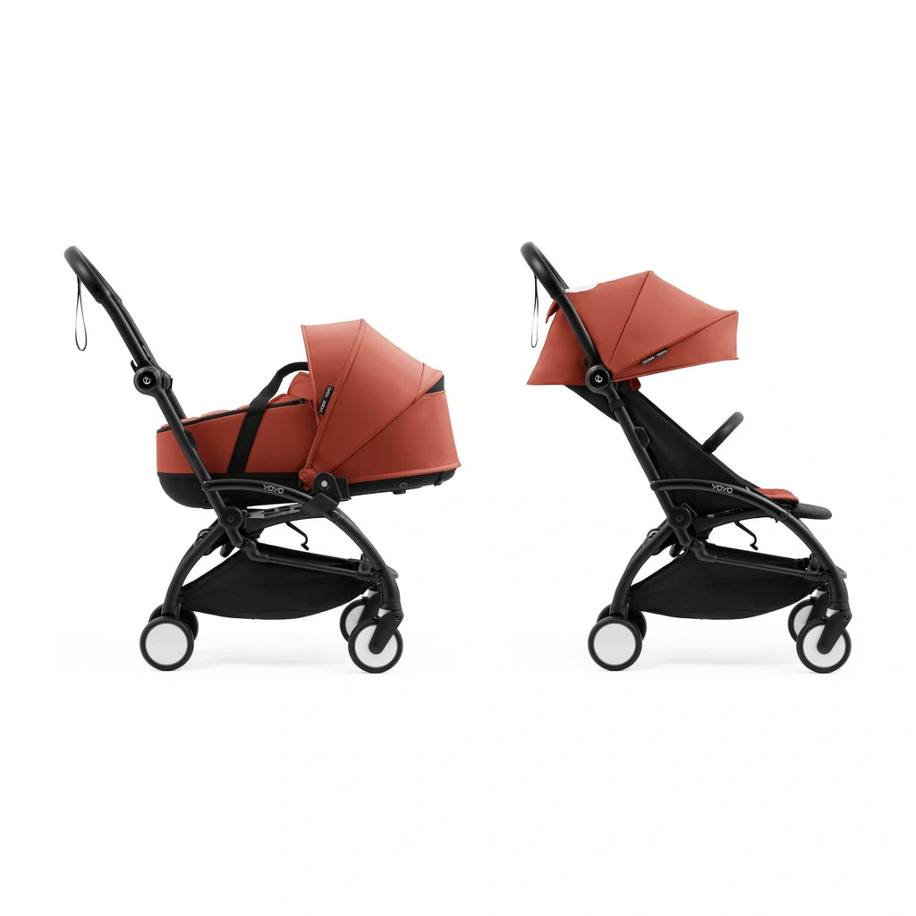Stokke YOYO 5 Complete Stroller with Bassinet - Berry