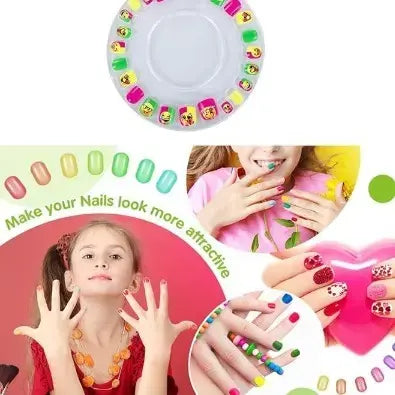 Mirada Press On Nails - Love for Kids- Multi