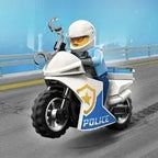 Lego 60392 City Police Bike Car Chase  Building Toy Set 59 Pcs Multicolor