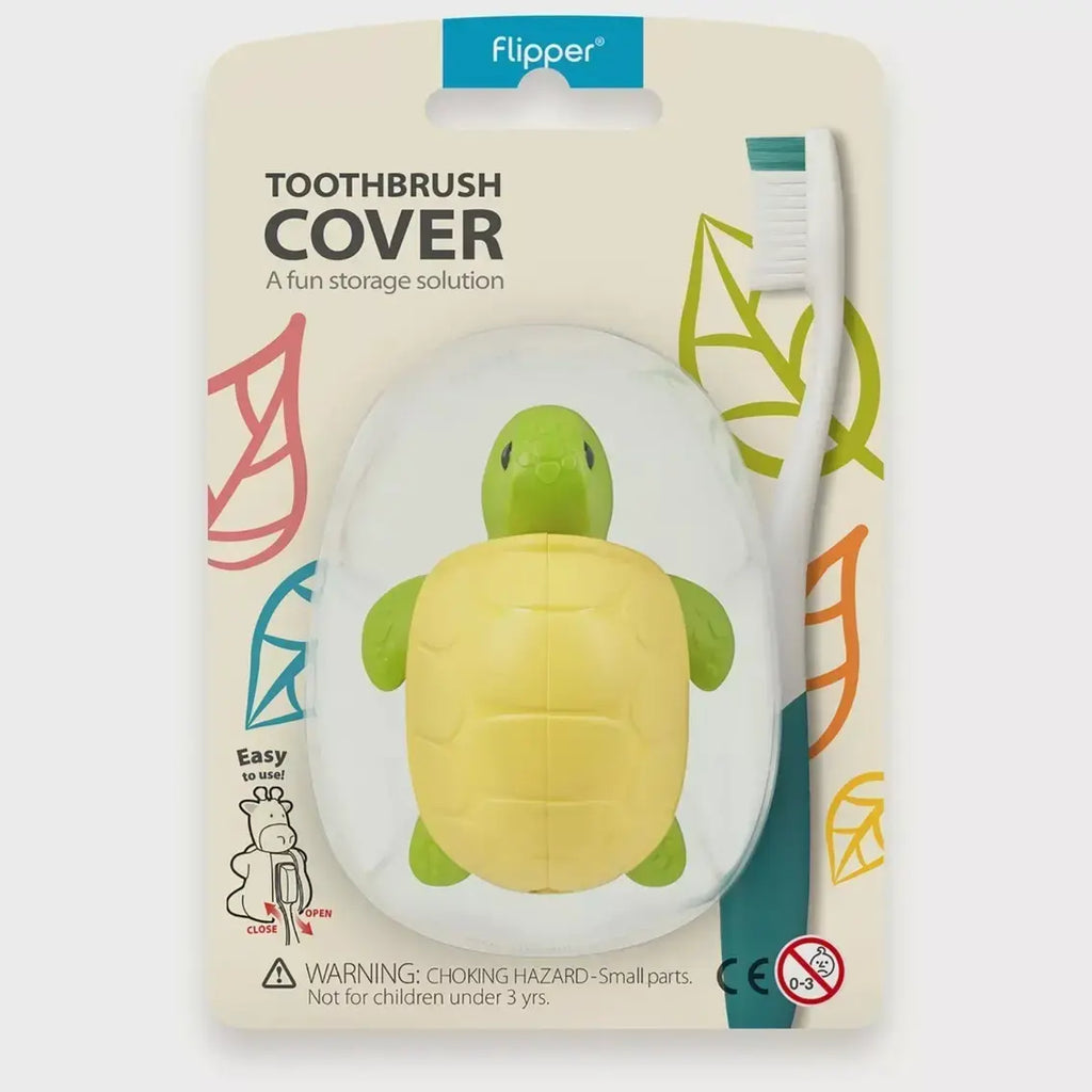 Flipper Fun Animal Kids Toothbrush Cover Portable Travel Holder