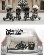 Qplay Comfo Max 7 in 1 Trike Stroller