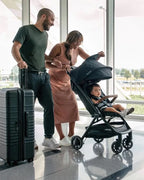 Nuna TRVL Lightweight Travel Stroller Caviar
