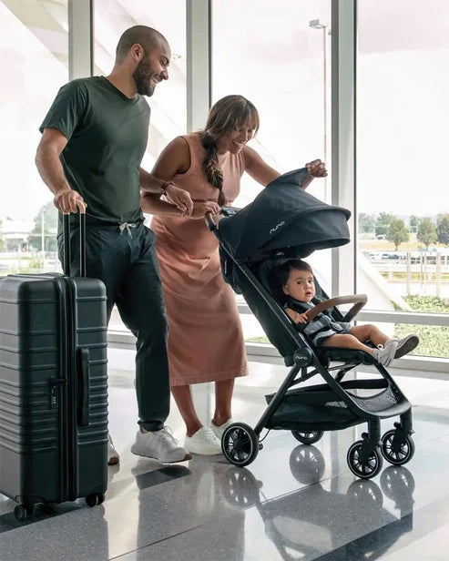 Nuna TRVL Lightweight Travel Stroller Caviar