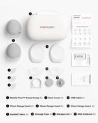 Momcozy M9 Double Wearable Electric Breast Pump Grey
