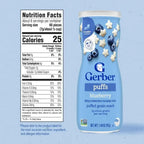 Gerber Grain Grow Puffs Blueberry 42g 8 Months and above Snacks for crawling Baby